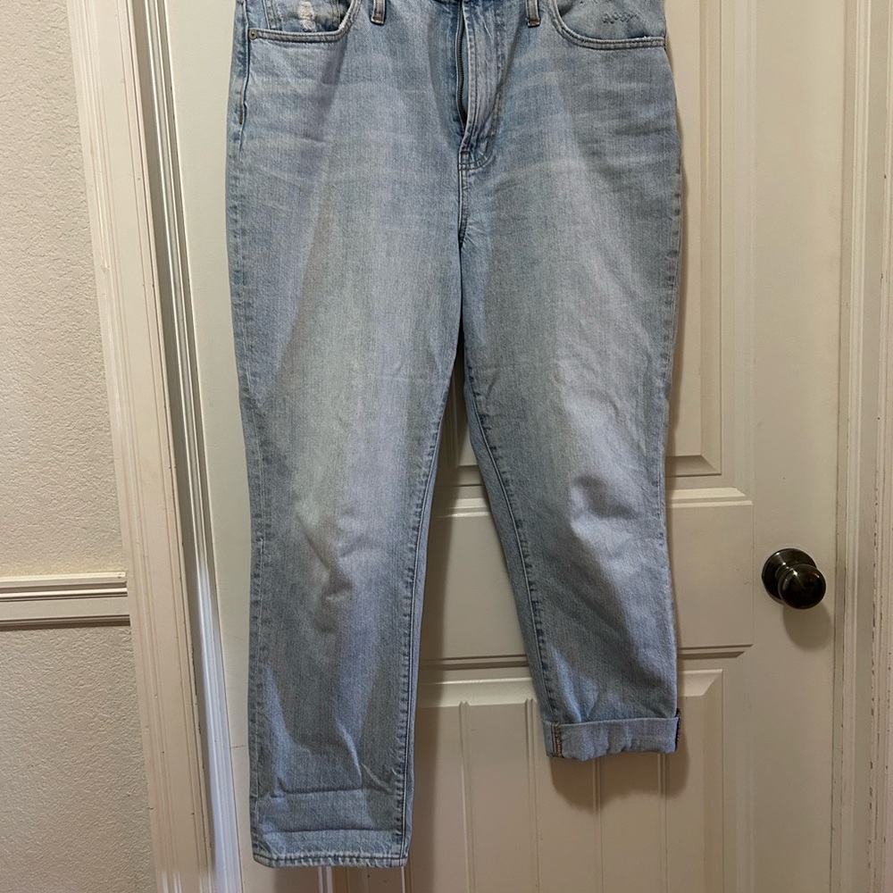 Madewell light wash denim